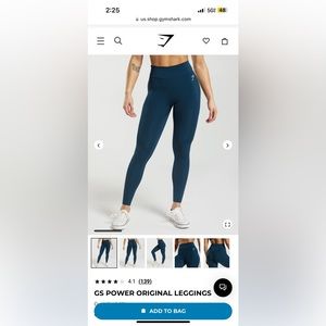 Gymshark GS power leggings
